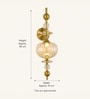 Luxury Crystal Gold Wall Sconce