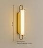 Luxury Crystal Lotus LED Wall Light   Gold Finish