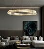 Luxury Crystal Ring LED Chandelier   60 cm Diameter