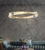 Luxury Crystal Ring LED Chandelier   60 cm Diameter