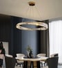Luxury Crystal Ring LED Chandelier   60 cm Diameter
