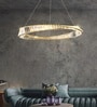 Luxury Crystal Ring LED Chandelier   60 cm Diameter
