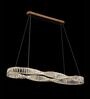 Luxury Crystal Twist LED Pendant Light   1200 mm