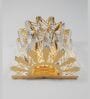 Luxury Crystal Wall Light   Modern Geometric Design in Gold & Clear