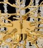 Luxury Crystal Waterfall Chandelier Pendant Light   Gold Finish | Dia 600 mm