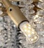 Luxury Crystal Waterfall Chandelier Pendant Light   Gold Finish | Dia 600 mm