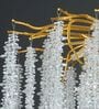 Luxury Crystal Waterfall Chandelier Pendant Light   Gold Finish | Dia 600 mm