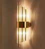 Luxury Gold & Crystal Rod Wall Light