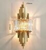 Luxury Gold Crystal Wall Light