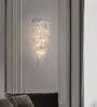 Luxury Gold Crystal Wall Light with Stainless Steel Body