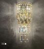 Luxury Gold Crystal Wall Light with Stainless Steel Body