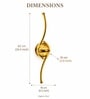 Luxury Gold LED Wall Light