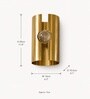 Luxury Golden Cylindrical LED Wall Light