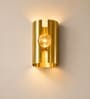 Luxury Golden Cylindrical LED Wall Light