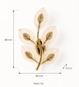 Luxury Golden Leaf Wall Light