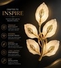 Luxury Golden Leaf Wall Light