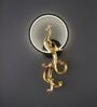 Luxury Golden Peacock Wall Hook with Circular Frame   Decorative Wall Accent