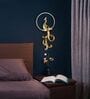 Luxury Golden Peacock Wall Hook with Circular Frame   Decorative Wall Accent
