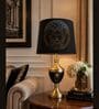 Luxury Medusa Accent Table Lamp   Black & Gold Edition