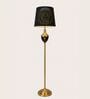 Luxury Medusa Inspired Floor Lamp   Black & Gold Finish