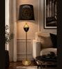 Luxury Medusa Inspired Floor Lamp   Black & Gold Finish