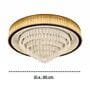 Luxury Round Crystal Ceiling Chandelier   Dia 80 cm