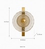 Luxury Round Crystal Glass Wall Light