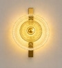 Luxury Round Crystal Glass Wall Light