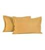 Luxury Soft 100% Cotton Satin Stripe 210 Tc King Bedsheet with 2Pc Pillow Cover