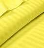 Luxury Soft 100% Cotton Satin Stripe 210 Tc Single Bedsheet with 1Pc Pillow Cover