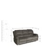 Luxury 3 Seater Recliner in Coffee Brown Colour