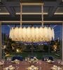 Luxury Tricolour Leaf Crystal Dining Chandelier (800mm x 300mm)