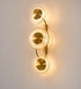 Luxury Triple-Ring Golden LED Wall Light