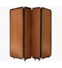 Luxury Faux Leather Bar Cabinet in Brown Colour