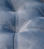 Luxury tufted Arm Chair in Blue Colour