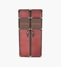 Luxury Leatherette Vintage Bar Cabinet in Maroon Colour