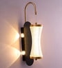 Luxury Wall Sconce with Crystal Glass Shade and Gold Accents