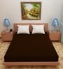 Luxury Waterproof Fitted Terry Cotton Queen Size (72x60) Mattress Protector in Coffee Colour