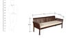 Lytton Three Seater Sofa in Provincial Teak Finish