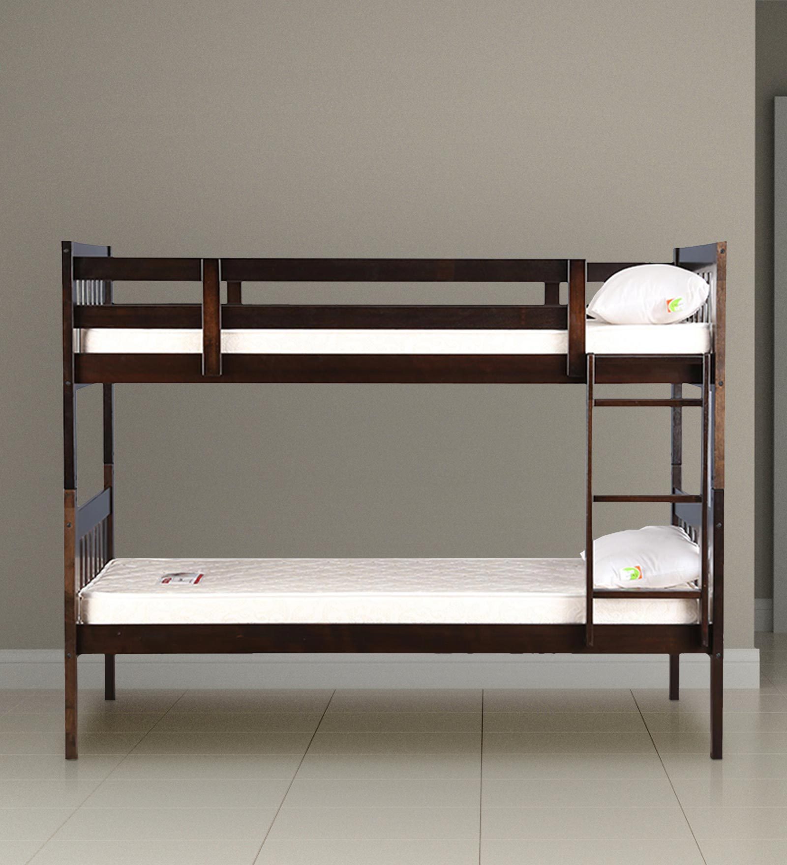 Buy Lydia Solid Wood Bunk Bed in Cappuccino Finish at 62 OFF by