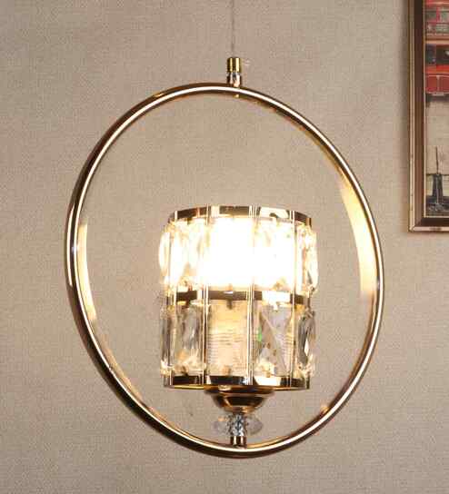 Lyra Gold Iron Hanging Light | E27 holder | without Bulb | Eliante by Jainsons Lights