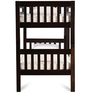 Lydia Solid Wood Bunk Bed in Cappuccino Finish