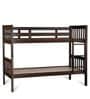 Lydia Solid Wood Bunk Bed in Cappuccino Finish