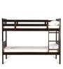 Lydia Solid Wood Bunk Bed in Cappuccino Finish