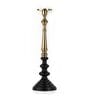 Lydia Large Black Aluminium Pillar Candle Holder