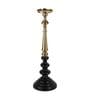 Lydia Large Black Aluminium Pillar Candle Holder