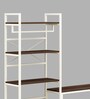 Lyla Writing Table In Dark Acazia & Cream Color Finish
