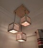 Lyon Brown Solid Wood Cluster Hanging Light