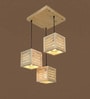 Lyon Brown Solid Wood Cluster Hanging Light