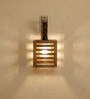 Lyon Wooden Novelty Wall Light (Natural Wood)
